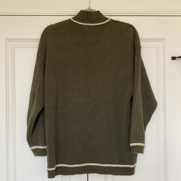 UEC Tarazzia International olive Sweater Size M - Picture 2 of 11